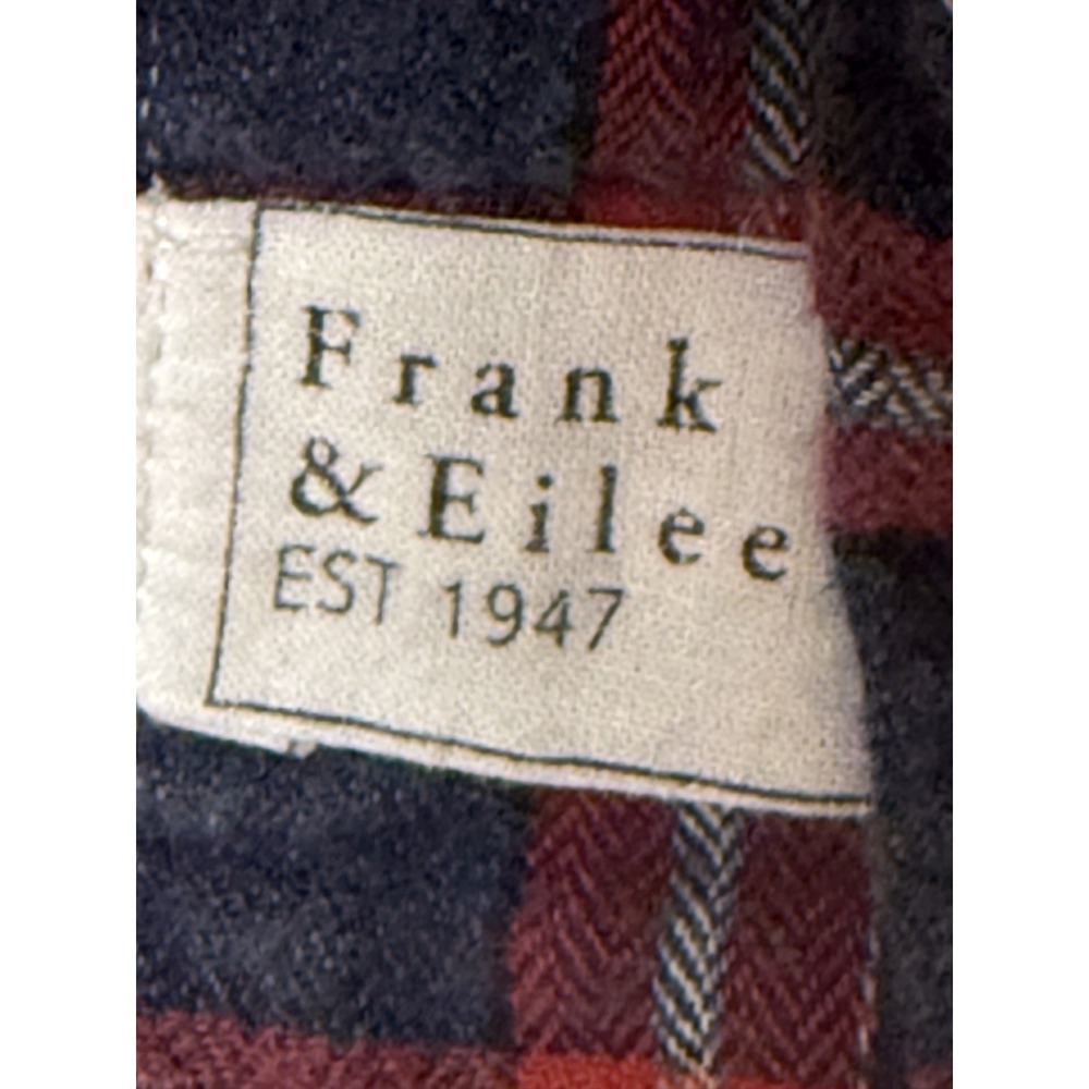 Frank & Eileen Women's Small Red Check Pattern Long Sleeve Collar-Neck Shirt‎ - Picture 5 of 10